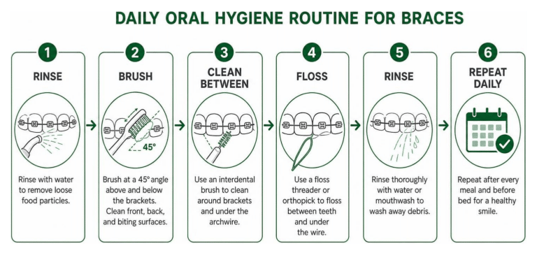 how to care for braces
