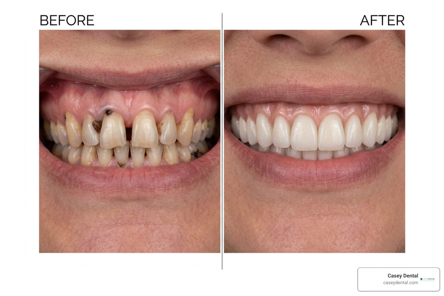 all on 4 implants before and after